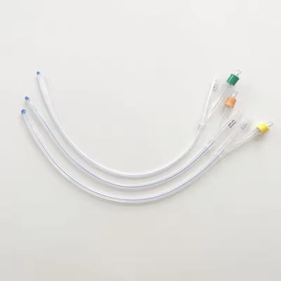 Manufacturer Foley Catheter 100% Silicone 2-Way Balloon Urine Catheter 14 Fr Silicone Foley Catheter