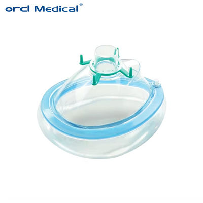Single Person Use Anesthesia Oxygen Mask Soft Medical PVC Anesthesia Mask With Air Cushion Anesthesia Mask Dropshipping Exporter