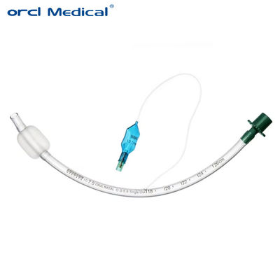 Transparent Reinforced Endotracheal Tube with Spiral Stainless Steel Wire for Easy Identification