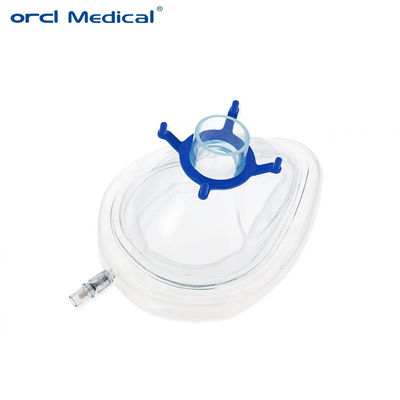 OEM Service Medical Disposable Anesthesia Face Mask Latex Free Pvc Anesthesia Mask XL XXL Size