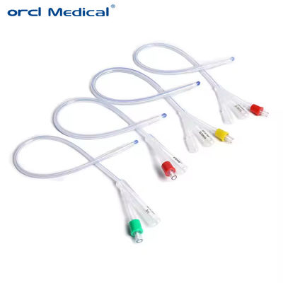 Hot Style Urine Catheter Disposable Sterile 100% Silicone 3 Way Standard Type Foley Silicone Catheter