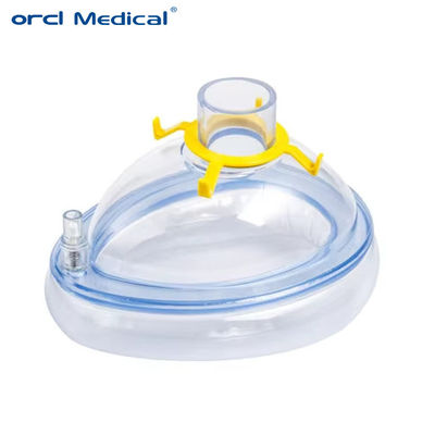 Medical Air Cushion Mask Hospital Supply Disposable PVC Anesthesia Face Mask Supplier