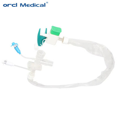 Transparent Suction Catheter Tube Sizes Adult / 72h / Tracheostomy Tube 12Fr Oem