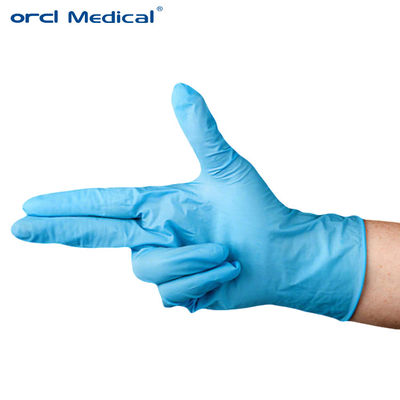 Hot Selling Disposable Nitrile Examination Gloves Blue/Black Latex Free For Medical Use