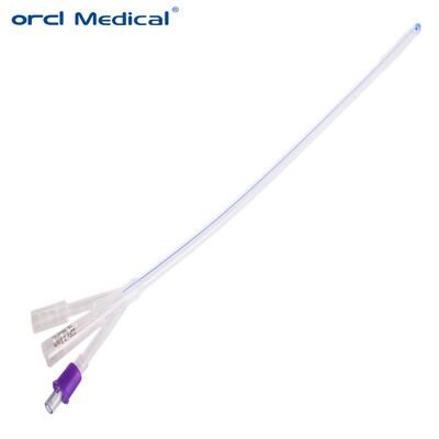 Medical Silicone Urethral Catheter 3 Way 16Fr 18Fr 20Fr 22Fr 24Fr