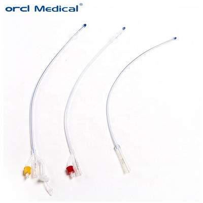 Transparent 2 Way Silicone Foley Catheter / Medical Silicone Balloon Catheter