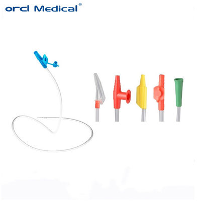 45cm Finger Control Suction Catheter Tube , 8Fr Mucus Extractor Flexible Suction Catheter