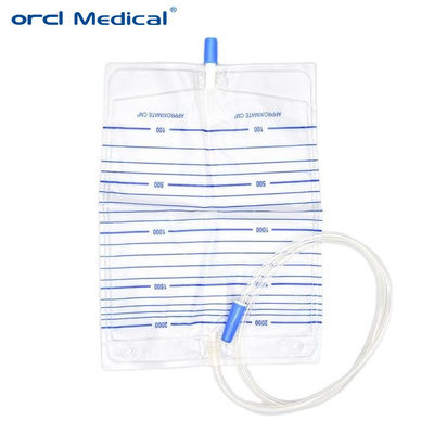 Sterile Plastic Urology Disposable Products Disposable Adult Urine Drainage Bags 2000ml
