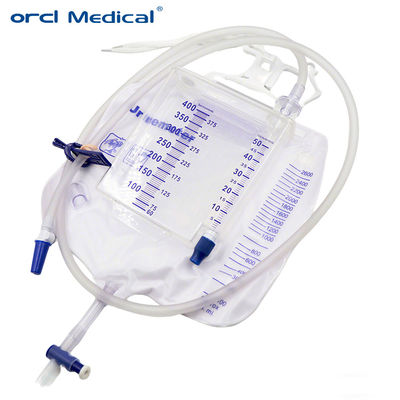 Medical Grade PVC Urology Disposable Products White Urine Meters Drainage Bags Supplier