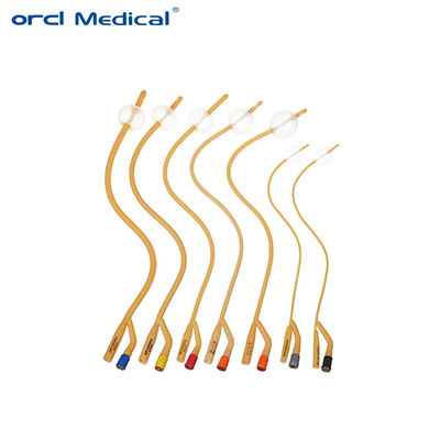 Male Female Latex Foley Catheter / Sterile Foley Catheter OEM Available