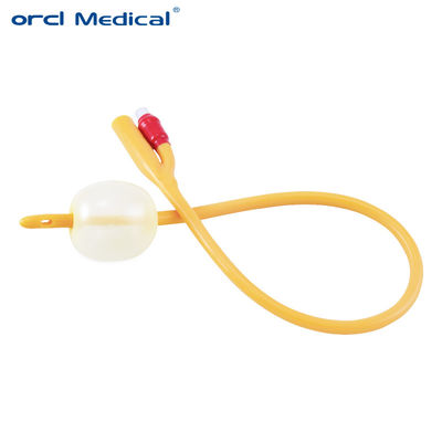Wholesale Medical Disposable Yellow Urinary 2 Way 3 Way Fr6-30 Latex Foley Catheter