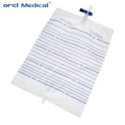 Urine Drainage Bags Sterile Medical Disposable 2000ML Adult Bag Urine Collection Bag