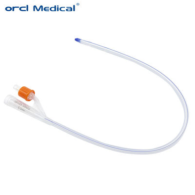 Hospital / Homecare Silicone Foley Catheter 2 Way Disposable Drainage Catheter