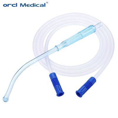 Disposable Sterile Packaging Smooth Edges Yankauer Suction Set WithCE ISO13485