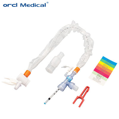 Medical Y Type Closed Suction Catheter 24/72 Hours Closed Suction System with Graded Color Tube