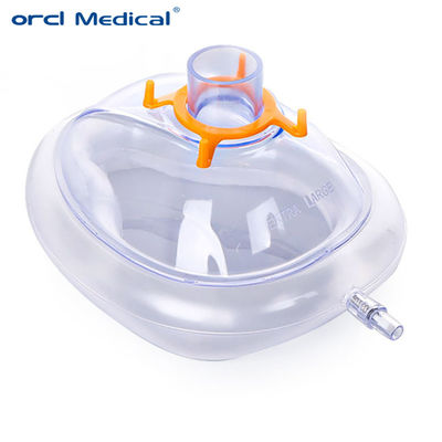 High Quality Disposable Medical Face Mask PVC Breathing Air  Anesthesia Mask for Anesthesia Machine 