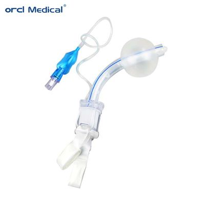 Medical Supply For Single Use Only Disposable PVC 2.0-11.0mm Tracheotomy Tube With Cuffed