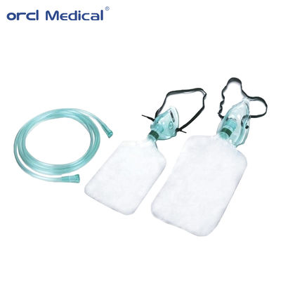High Quality Surgical Supply Hospital Use Disposable Non Rebreathing Face Mask PVC oxygen Mask with Reservoir Bag