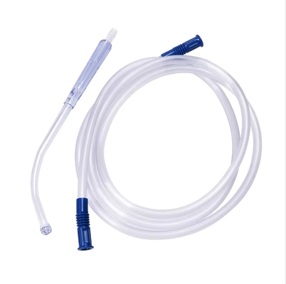 Medical Disposable PVC Suction Connecting Tube Medical Supply Yankauer Suction Set