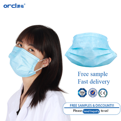 Fluid-Resistant Medical Supply 3-Ply Surgical Mask Ideal for OR & Medical Procedures