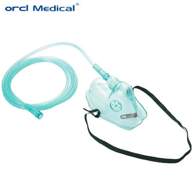 Hyperbaric Oxygen Therapy Mask , Medical PVC Oxygen Delivery Mask With ...