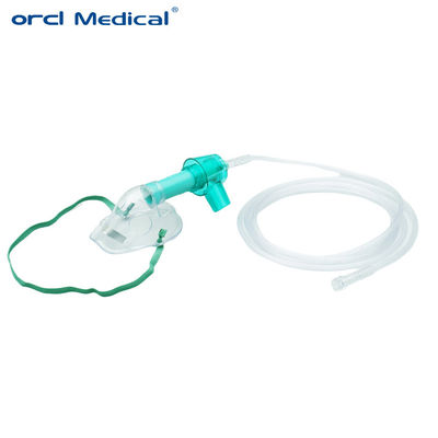 Vented O2 Mask Adjustable Multi Vent Oxygen Mask , Disposable Oxygen Venturi Mask